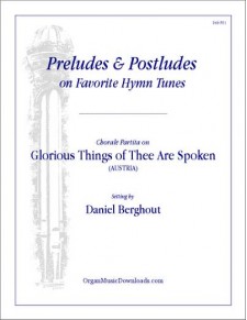 Glorious Things of Thee Are Spoken, Chorale Partita on