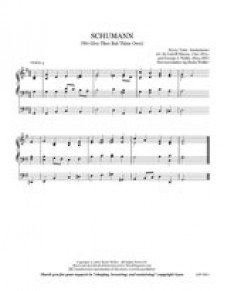 SCHUMANN (We Give Thee But Thine Own)